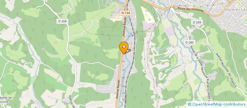 localisation de l'entreprise S.B SERVICES.  JURANCON