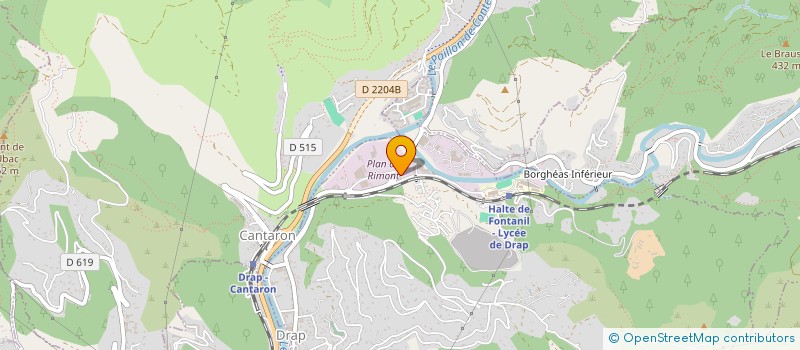 localisation de l'entreprise S.B.T  DRAP