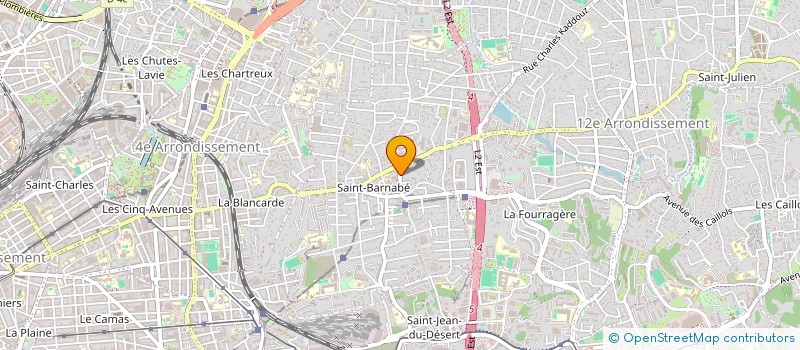 localisation de l'entreprise S.B.V. DISTRI à MARSEILLE