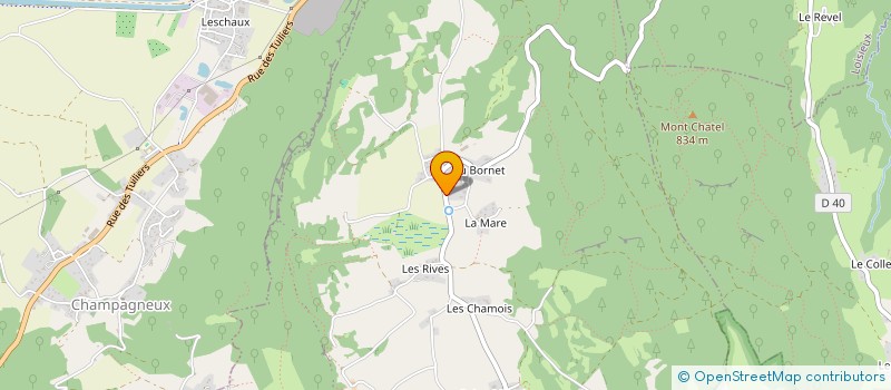 localisation de l'entreprise S.B.Y.N.  SAINT-GENIX-LES-VILLAGES