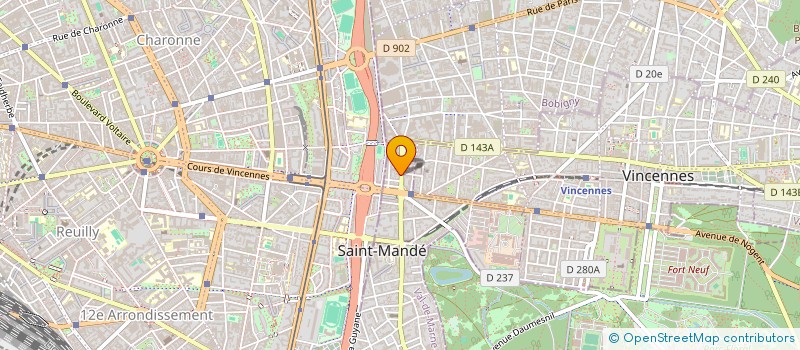 localisation de l'entreprise S-BAROUKH à SAINT-MANDE