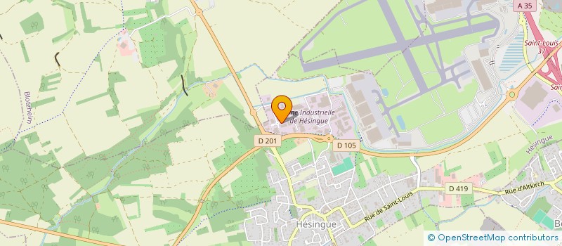 localisation de l'entreprise S'BIENFAIT  HESINGUE