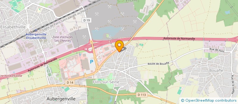 localisation de l'entreprise S BOIS  FLINS-SUR-SEINE