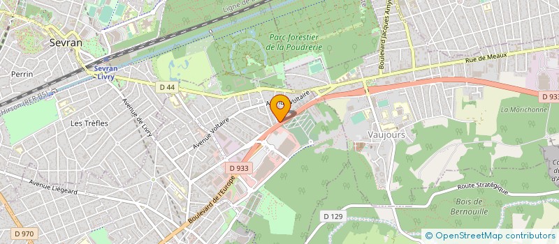 localisation de l'entreprise S BOURGETEL à LIVRY-GARGAN