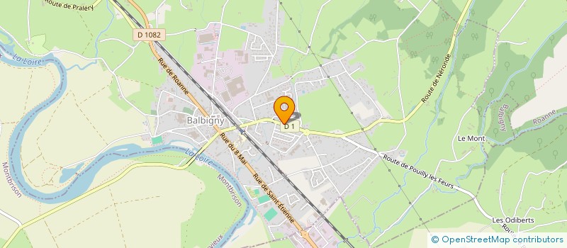 localisation de l'entreprise S BRUNEL HOLDING  BALBIGNY