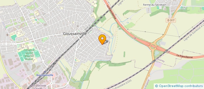 localisation de l'entreprise S.BUATOIS à GOUSSAINVILLE