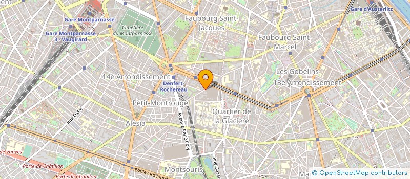 localisation de l'entreprise S C 1 DU 19 21 IMPASSE TRUILLOT PARIS 1  PARIS