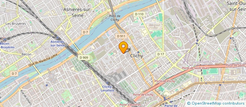 localisation de l'entreprise S C 1 DU 2 RUE DE L ABREUVOIR CLICHY à CLICHY