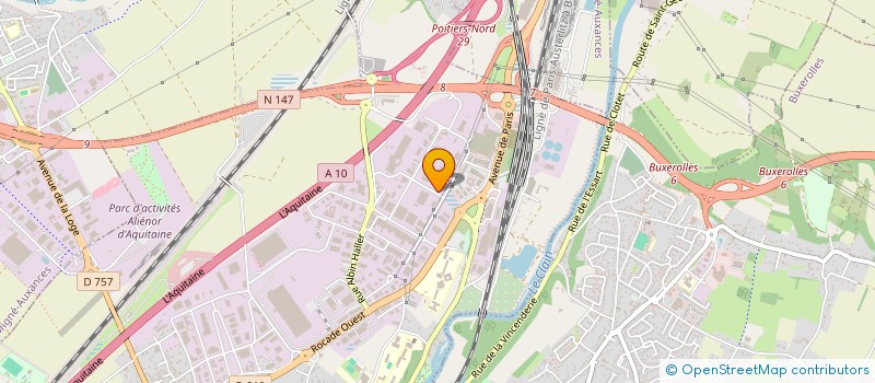 localisation de l'entreprise S C 2 I  POITIERS