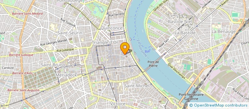 localisation de l'entreprise S.C 2 T à BORDEAUX
