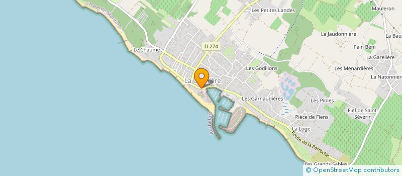 localisation de l'entreprise S.C. à SAINT-PIERRE-D'OLERON