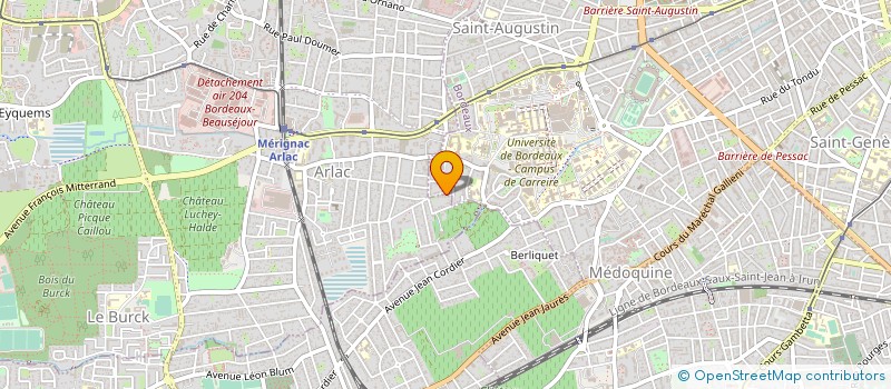 localisation de l'entreprise S.C. 54 à BORDEAUX