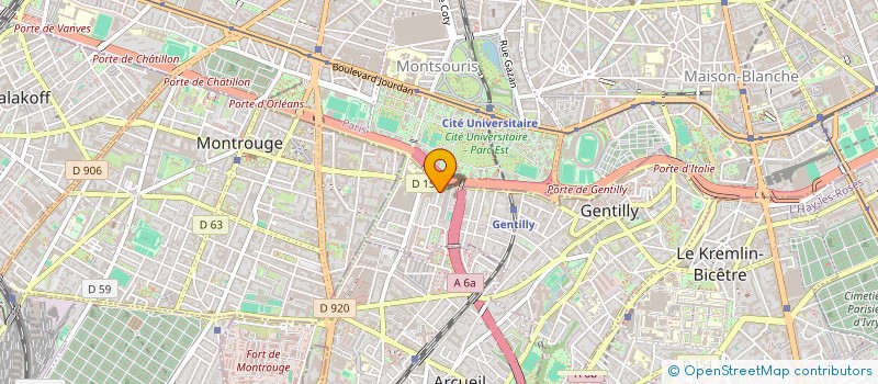 localisation de l'entreprise S.C. 7 RUE DE DOUVRES 94        GENTILLY à GENTILLY