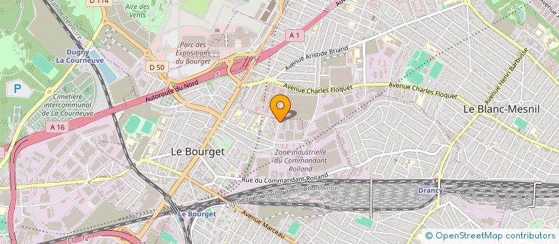 localisation de l'entreprise S.C à LE BOURGET