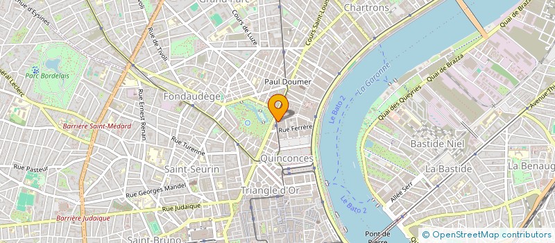 localisation de l'entreprise S&C  BORDEAUX