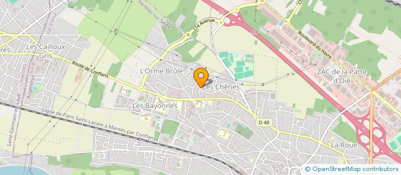 localisation de l'entreprise S.C. 95 à HERBLAY-SUR-SEINE
