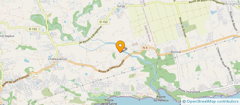 localisation de l'entreprise S.C.A DE BUNEL  SAINTE-ANNE