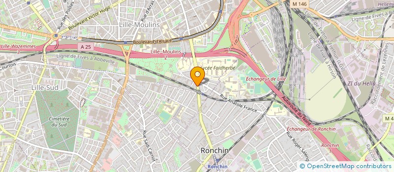 localisation de l'entreprise S.C.A. FRANCE à LILLE