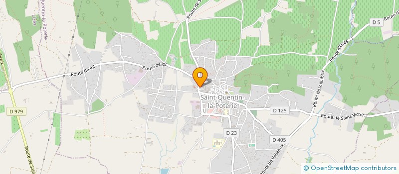 localisation de l'entreprise S C A LES VIGNERONS DE ST QUENTIN LA BRUGUIERE à SAINT-QUENTIN-LA-POTERIE