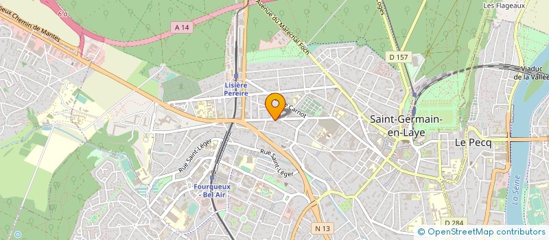 localisation de l'entreprise S C A M à SAINT-GERMAIN-EN-LAYE