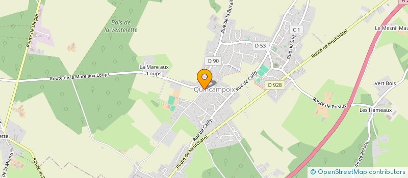 localisation de l'entreprise S.C.A.M. KARANA  QUINCAMPOIX