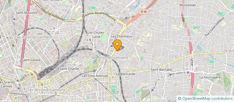 localisation de l'entreprise S.C.A.R SOC CONST AMENAGEMENT RENOVATION à MARSEILLE