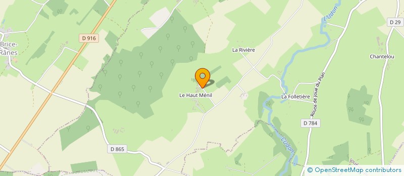 localisation de l'entreprise S.C.A.V. à MONTS-SUR-ORNE
