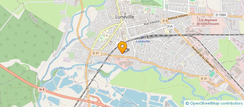 localisation de l'entreprise S-C AGENCEMENT  LUNEVILLE