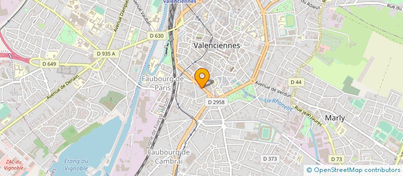 localisation de l'entreprise S.C. ALMA à VALENCIENNES