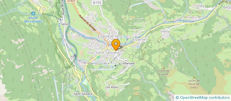 localisation de l'entreprise S.C.ANC.HOTEL DES PYRENEES  LUZ-SAINT-SAUVEUR