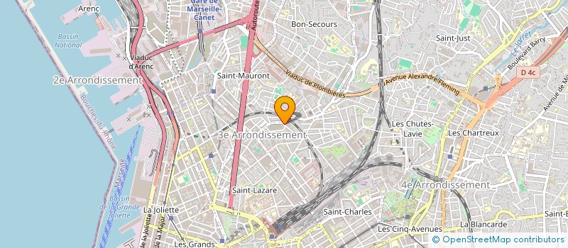 localisation de l'entreprise S C B à MARSEILLE