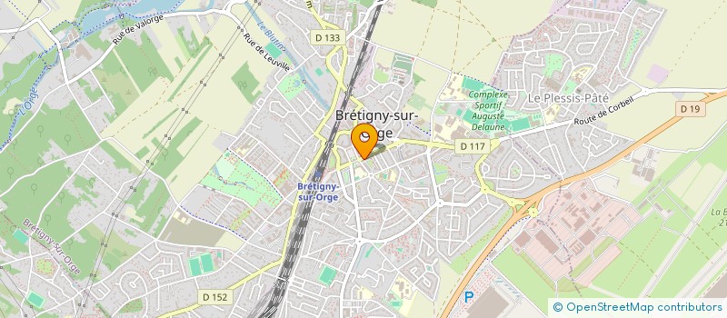 localisation de l'entreprise S.C.B. à BRETIGNY-SUR-ORGE