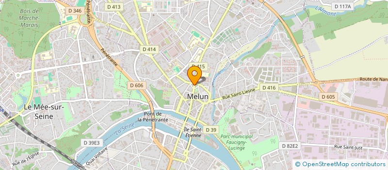 localisation de l'entreprise S.C.B à MELUN