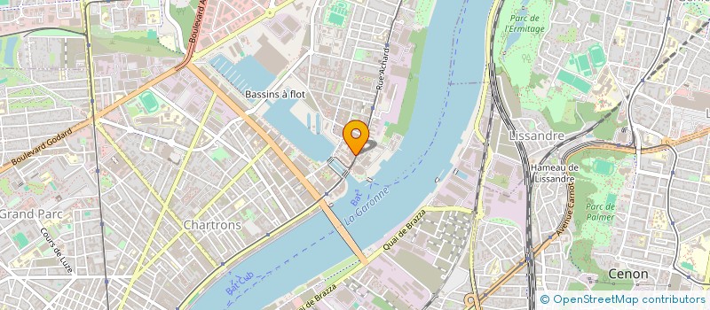 localisation de l'entreprise S-C-B EVOLUTION  BORDEAUX