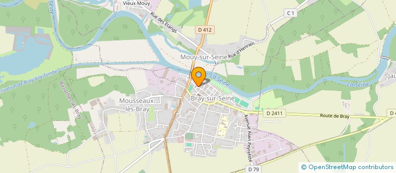 localisation de l'entreprise S.C.B.M. à BRAY-SUR-SEINE