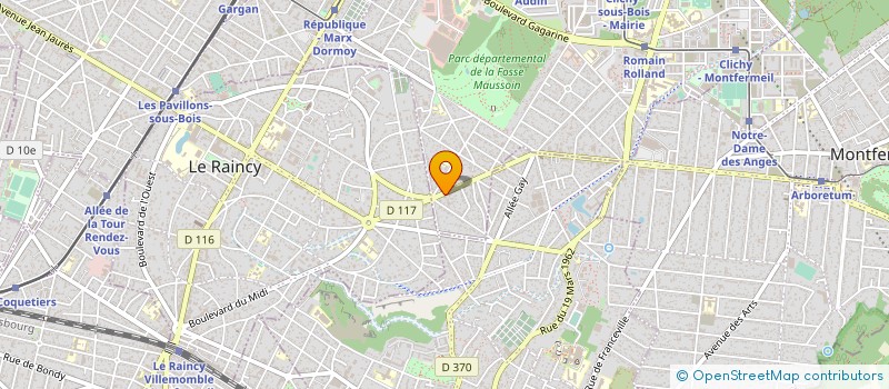 localisation de l'entreprise S C B SARL à CLICHY-SOUS-BOIS
