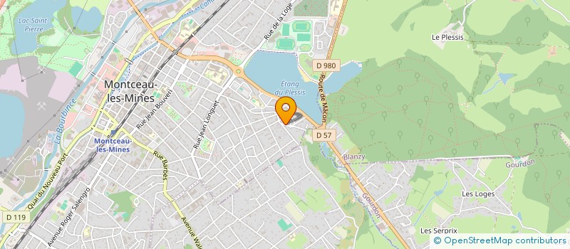 localisation de l'entreprise S.C. BATIMENT à MONTCEAU-LES-MINES