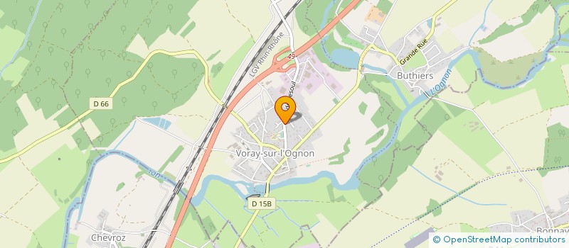 localisation de l'entreprise S C C à VORAY SUR L'OGNON