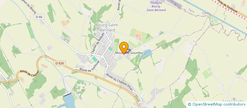 localisation de l'entreprise S.C.C  BOURG-SAINT-BERNARD