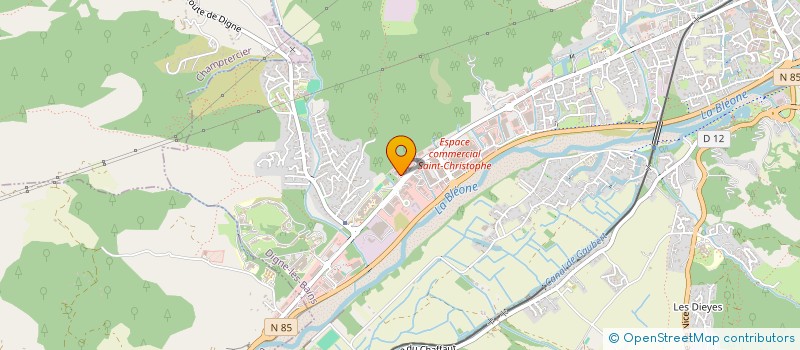 localisation de l'entreprise S.C.C. à DIGNE-LES-BAINS