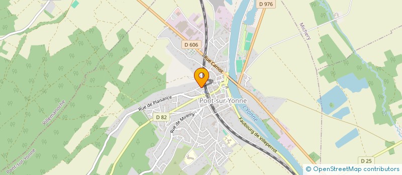 localisation de l'entreprise S.C.C. ALEXANDRE à PONT-SUR-YONNE