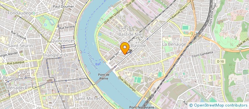 localisation de l'entreprise S.C.C.V. BARRIERE DE TOULOUSE à BORDEAUX