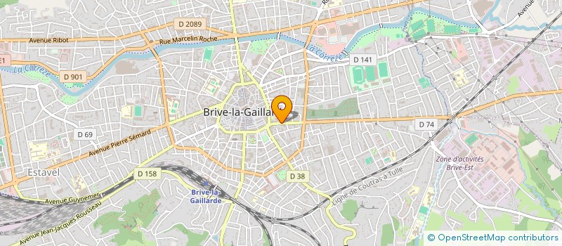 localisation de l'entreprise S.C.C.V BRIVE SOUHAM  BRIVE-LA-GAILLARDE