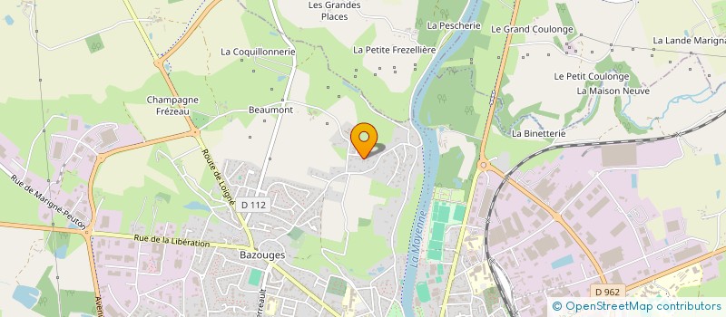 localisation de l'entreprise S.C.C.V. CAP MERMOZ à CHATEAU-GONTIER-SUR-MAYENNE