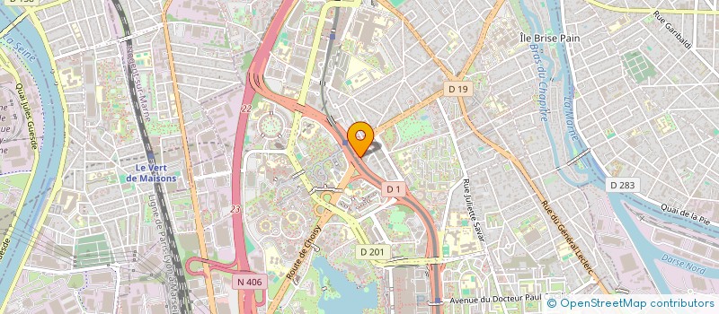 localisation de l'entreprise S.C.C.V. CRETEIL D2  CRETEIL