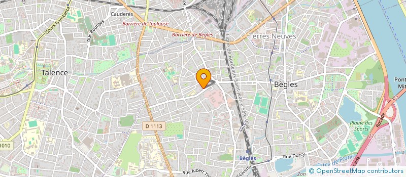 localisation de l'entreprise S.C.C.V DE GELOUX V à BEGLES