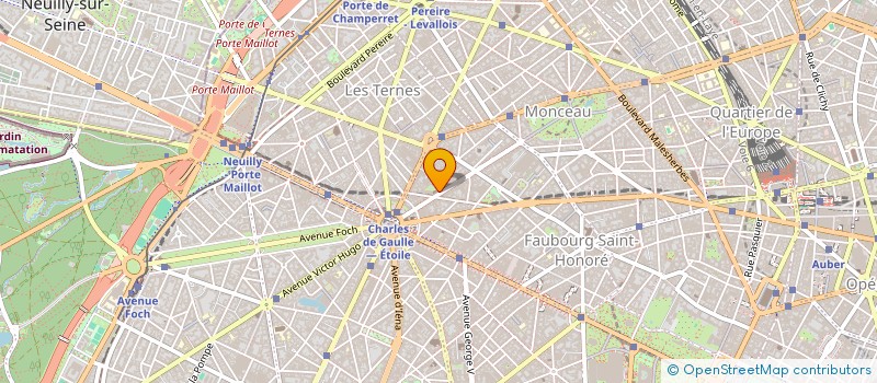 localisation de l'entreprise S.C.C.V FINANCIERE JACQUEMONT  PARIS
