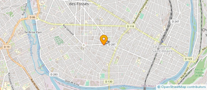 localisation de l'entreprise S.C.C.V. GMB à SAINT-MAUR-DES-FOSSES