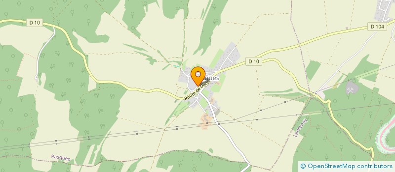 localisation de l'entreprise S.C.C.V LE CLOS DE LA FONTAINE  VELARS-SUR-OUCHE