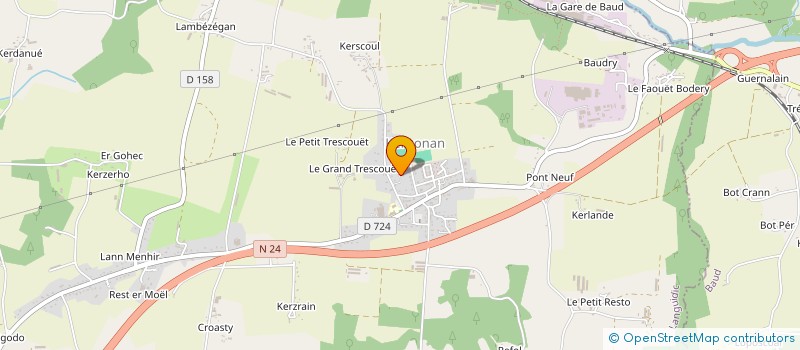 localisation de l'entreprise S.C.C.V. MEZ ER GROEZ  LANGUIDIC